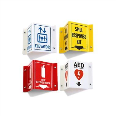 Oboustranné vyčnívající akrylové znamení